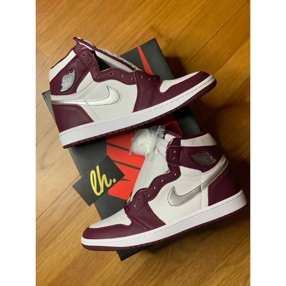 Sz 10 Air Jordan 1 Retro High "Bordeaux" - Picture 5 of 5